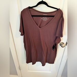 Torrid Classic Fit Tee- Brown